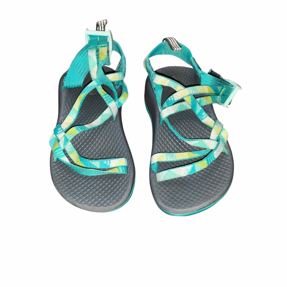 Chaco ZX/2 Sandals Kids Size 10 Puzzle Opal Adjustable Strap Sport Sandals